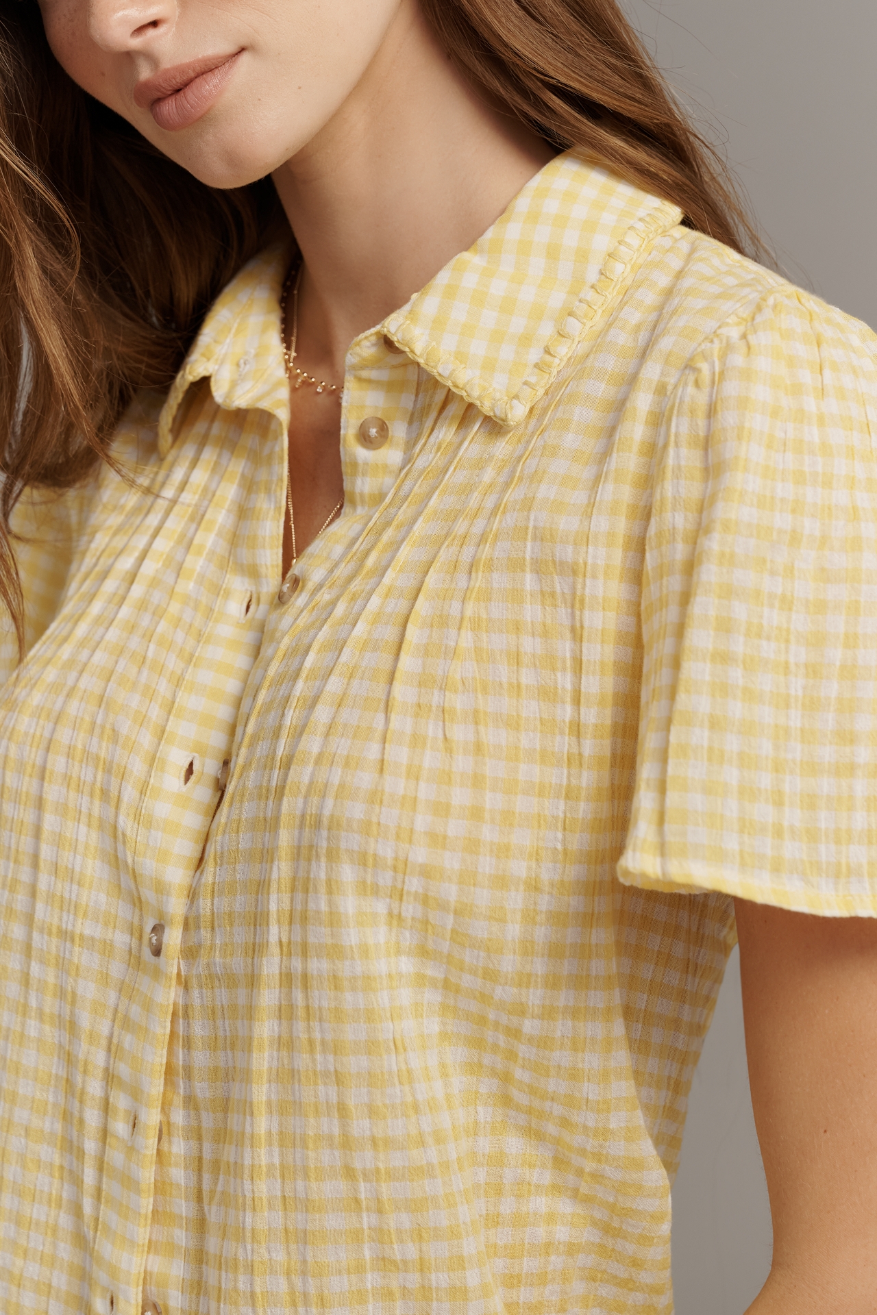 Pilcro Cotton Buttondown Blouse