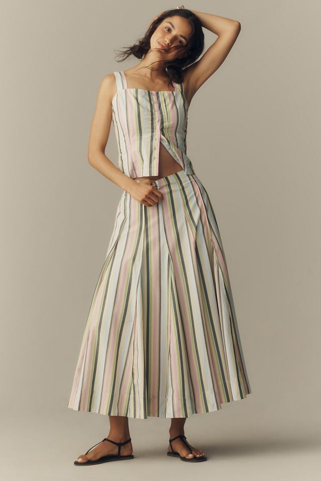 Maeve Cotton Sleeveless Crop Top #2