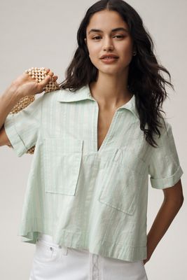 slim fit dress slacks The Supima® Cotton Short-Sleeve Shirt Dress main image 0