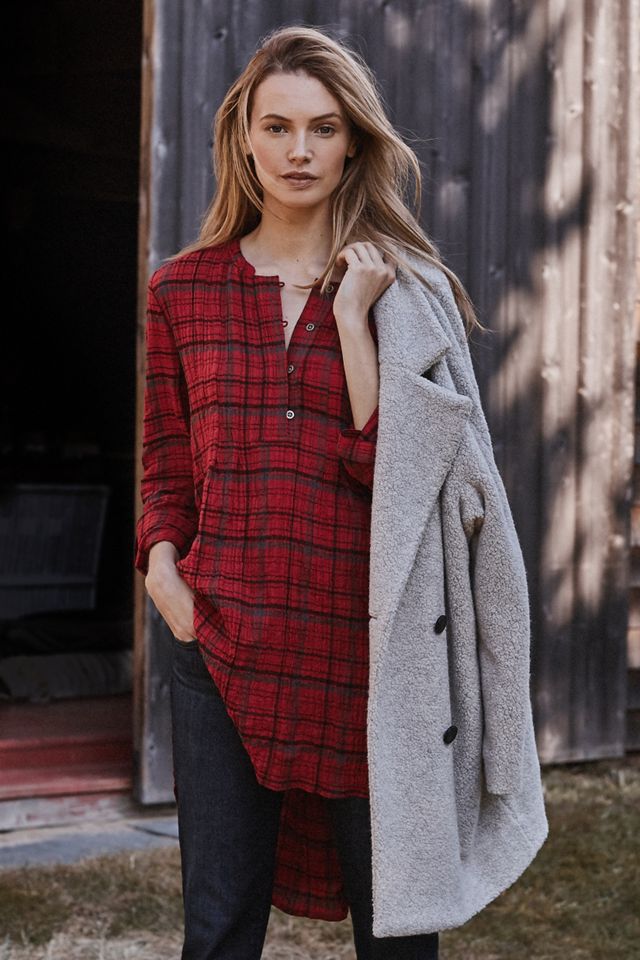 Halfpenny Plaid Tunic #1