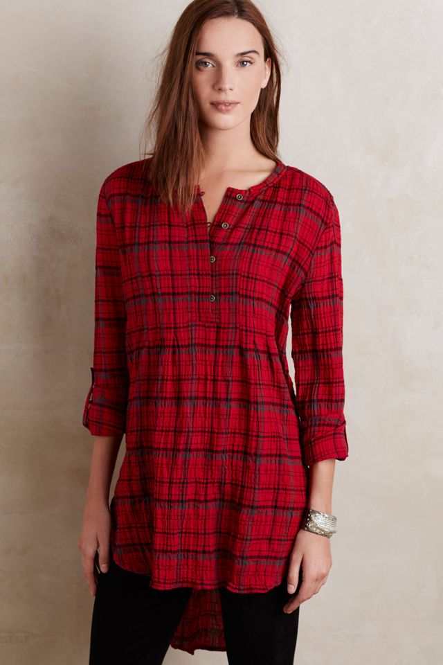 Halfpenny Plaid Tunic