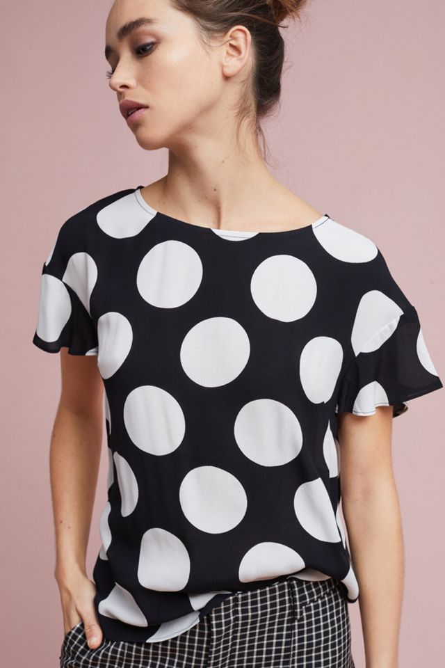 Alexa Flutter-Sleeve Top #1