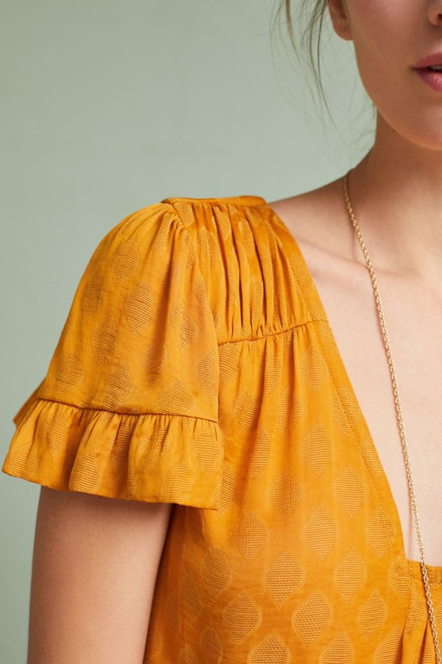 Hailey Flutter-Sleeve Top #1