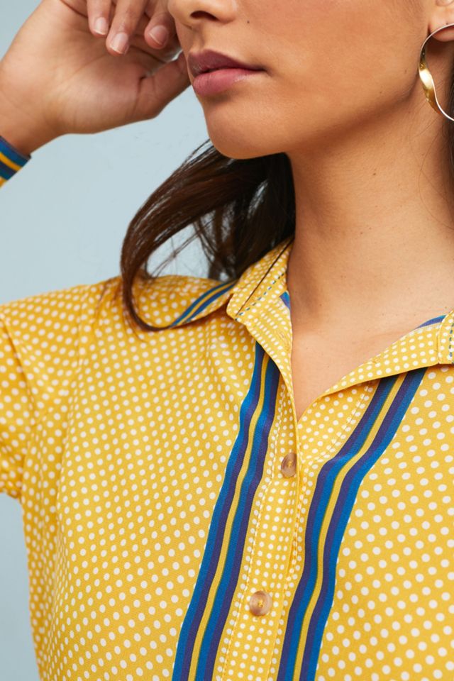 Rosalee Silk Buttondown #1