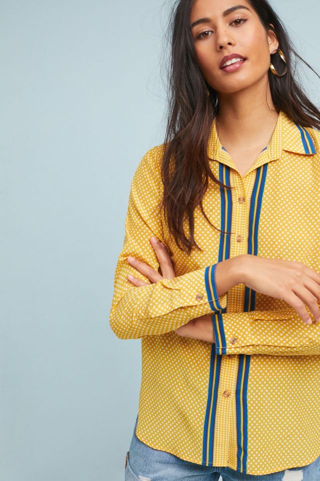 Rosalee Silk Buttondown #2