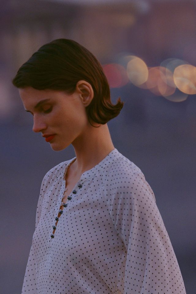 Lucy Polka Dot Blouse #3