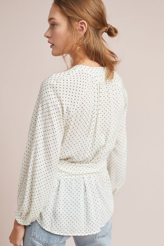 Lucy Polka Dot Blouse #1