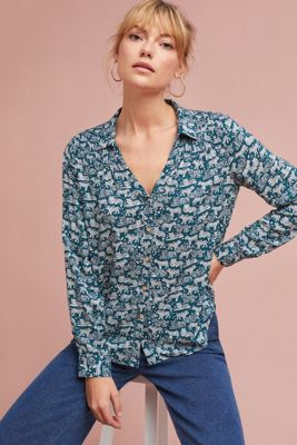 Emory Printed Buttondown