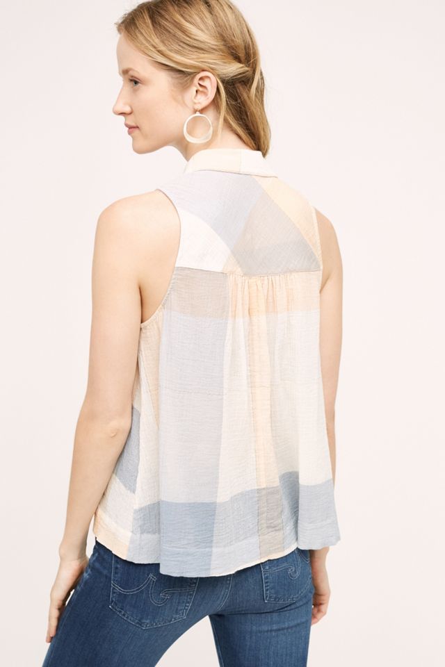 Plaid Midi Tank #1