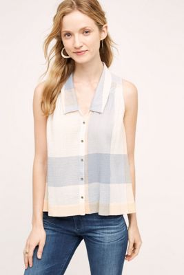 Plaid Midi Tank