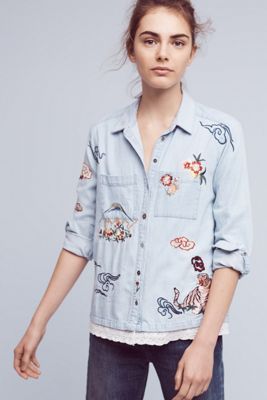 Embroidered Isle Buttondown