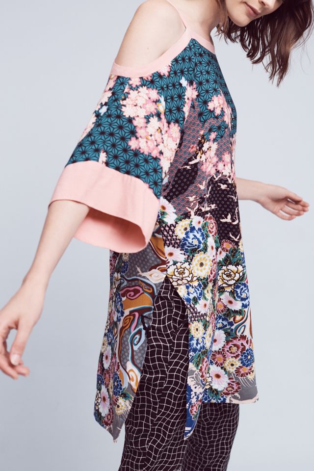 Kae Open-Shoulder Kimono Top #2