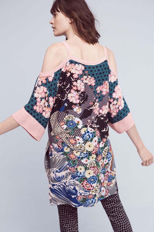 Kae Open-Shoulder Kimono Top #4
