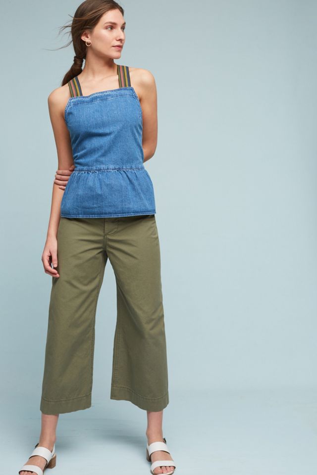 Denim Suspender Top #1