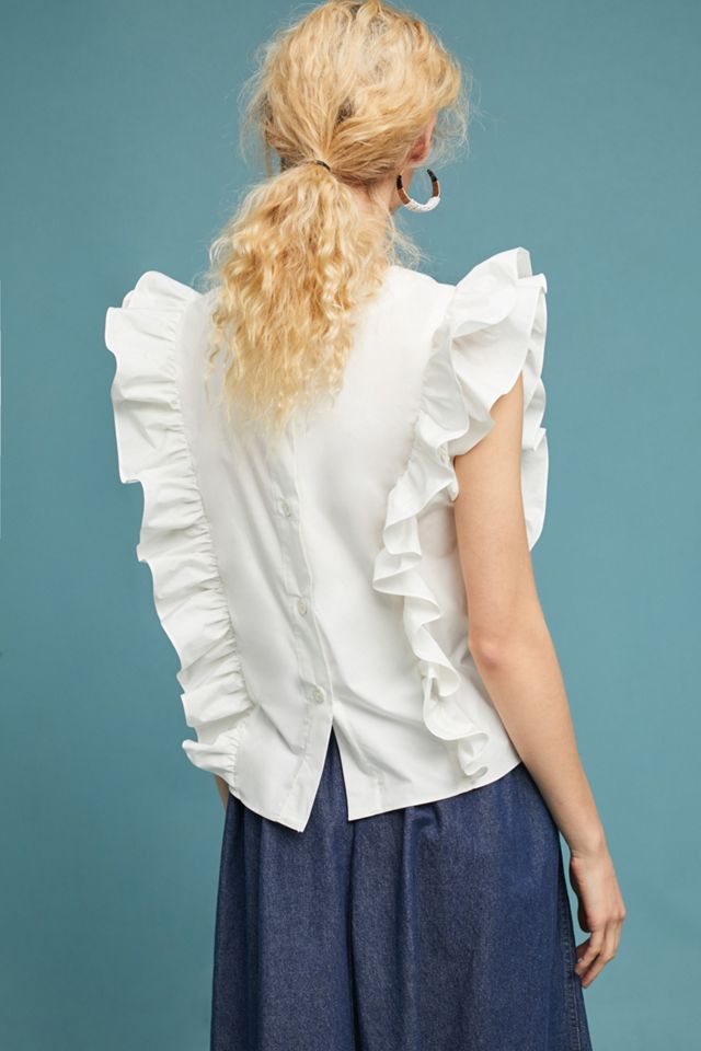 WHIT Julie Ruffled Top #1