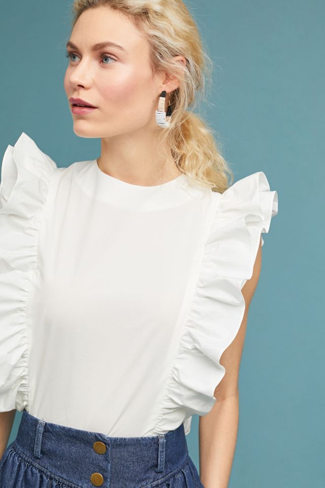 WHIT Julie Ruffled Top #2