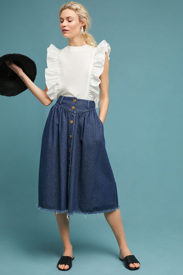 WHIT Julie Ruffled Top #4
