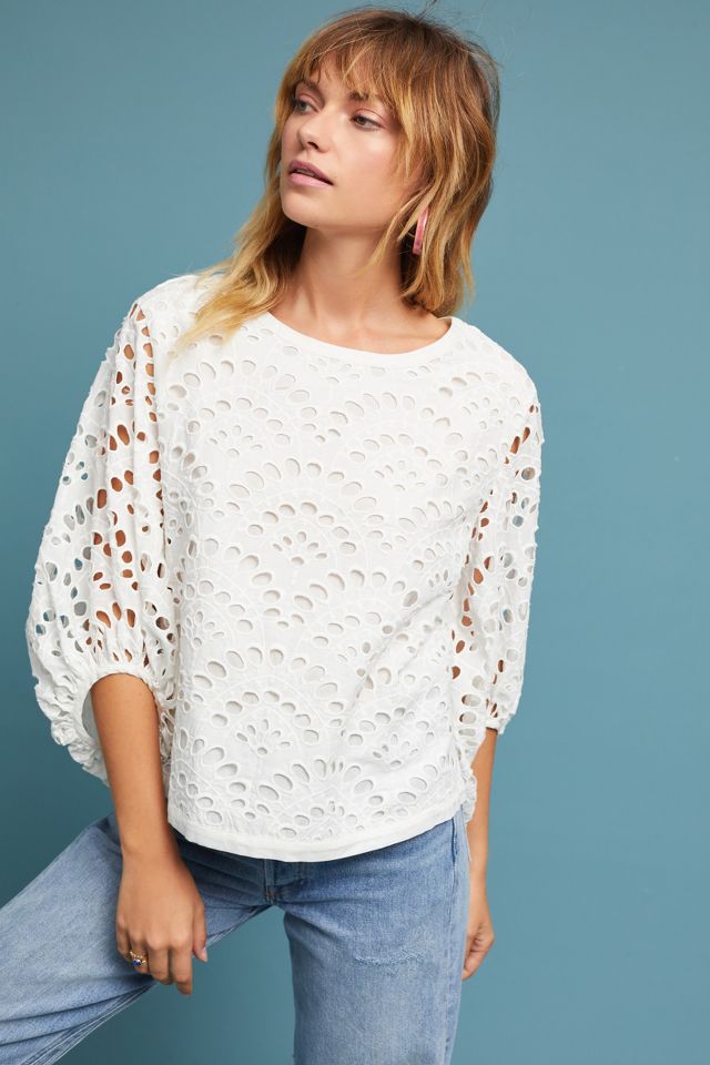 Kalisa Lace Pullover | Anthropologie