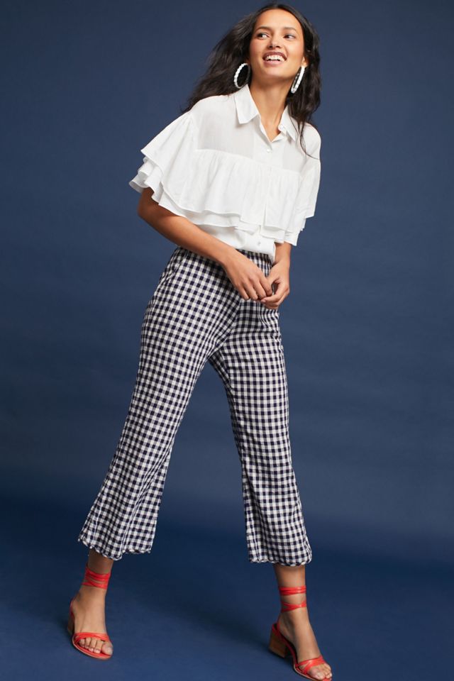 Francis Ruffled Buttondown, White #1