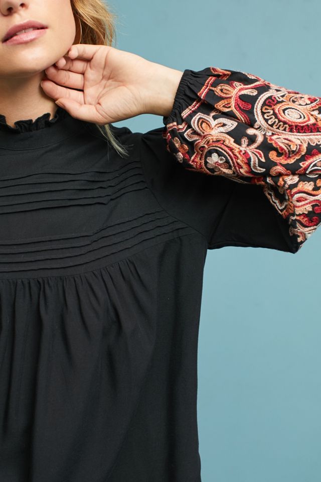 Abella Embroidered Blouse #1
