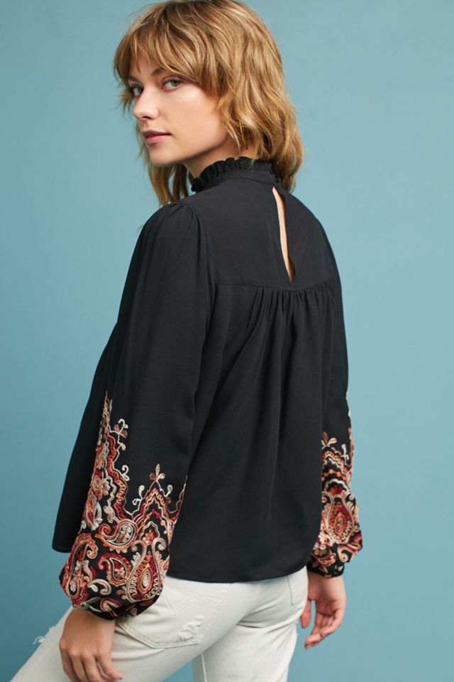 Abella Embroidered Blouse #2