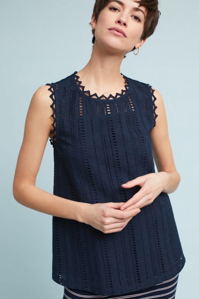 Priscilla Eyelet Top #1