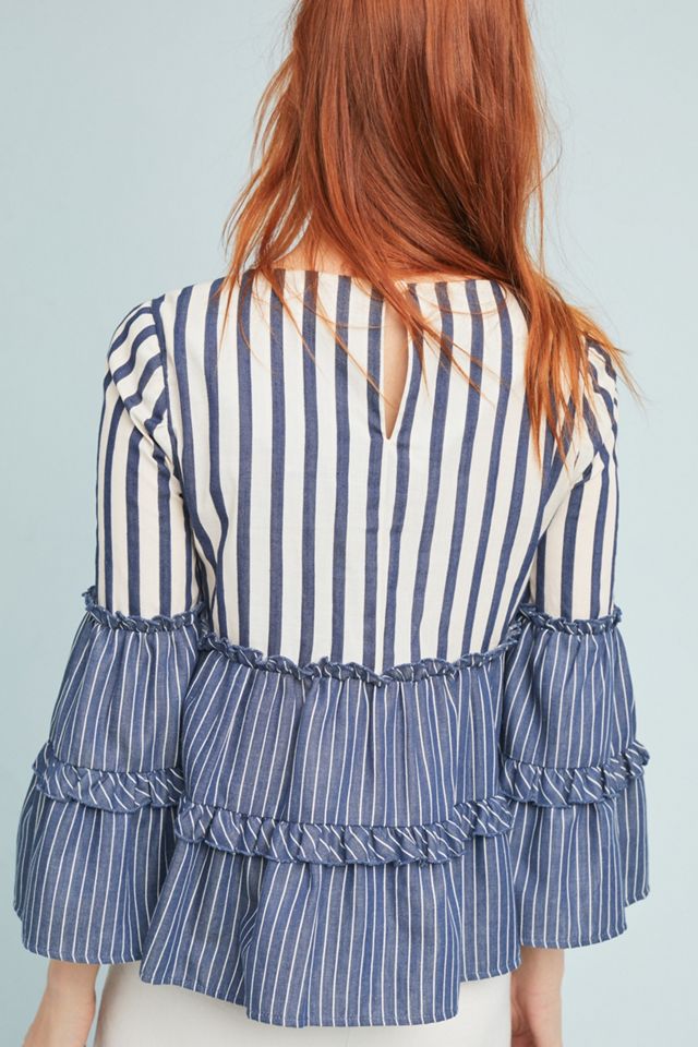 Mixed-Stripe Blouse #2