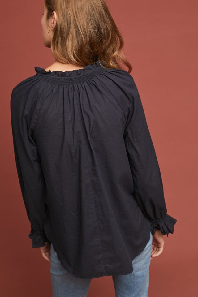 Harriet Pleated Blouse #1
