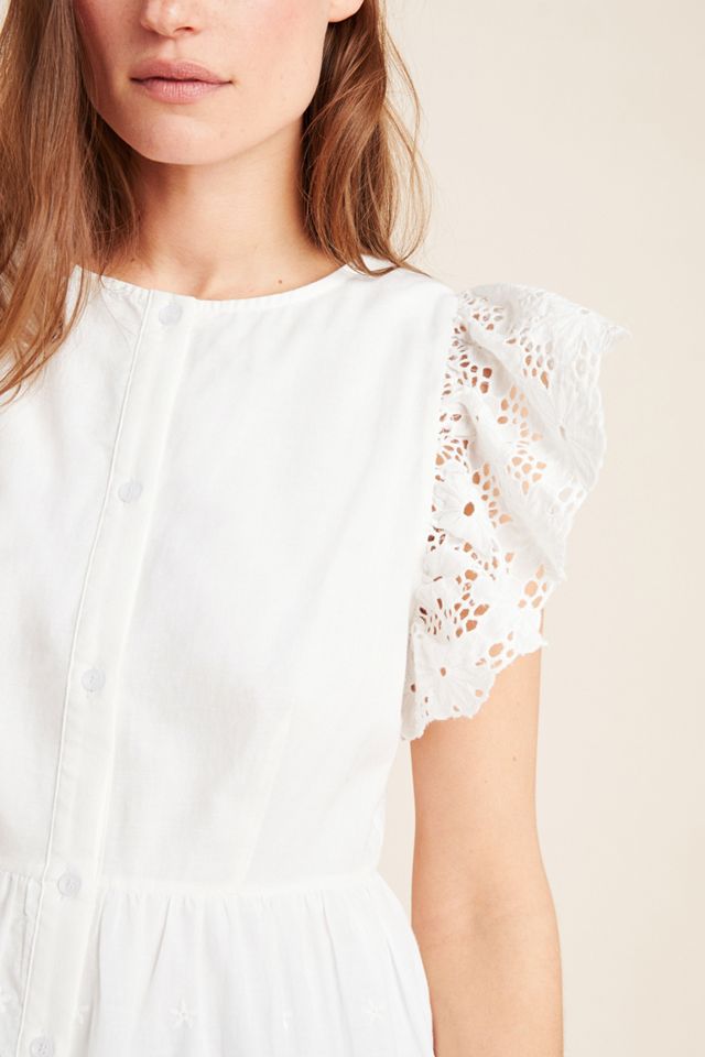 Auden Eyelet Babydoll Blouse #2