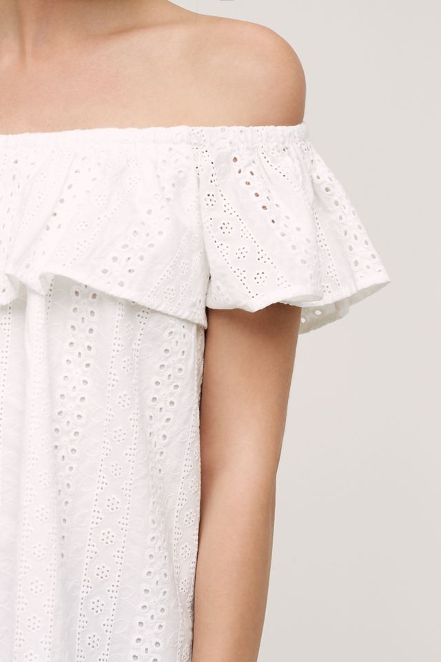 Eyelet Off-The-Shoulder Top #2