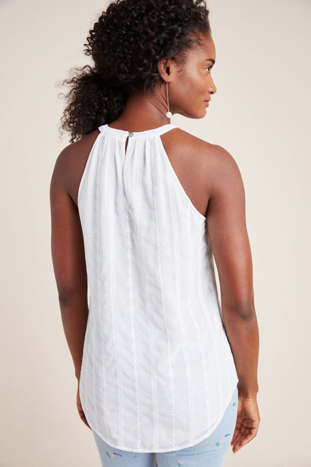 Miranda Eyelet Halter Top #1