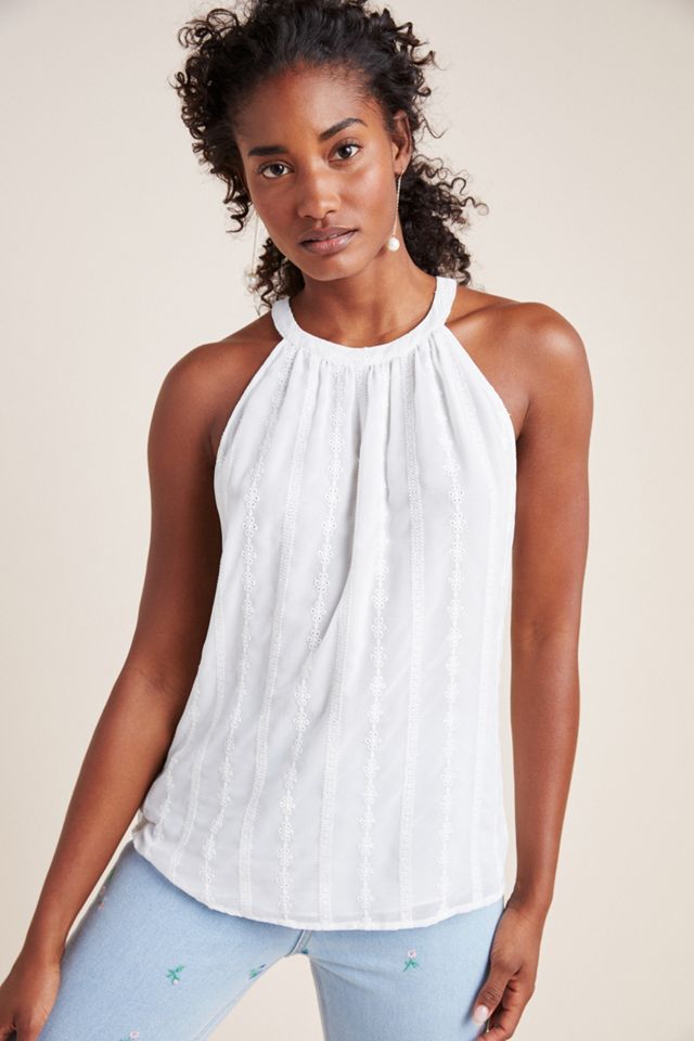 Miranda Eyelet Halter Top #2