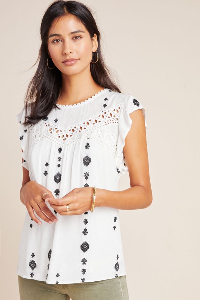 Lilija Lace Blouse | Anthropologie