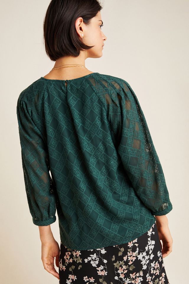 Susanna Lace Blouse | Anthropologie