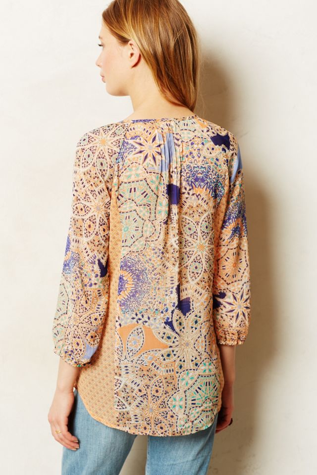 Roselle Peasant Top #2