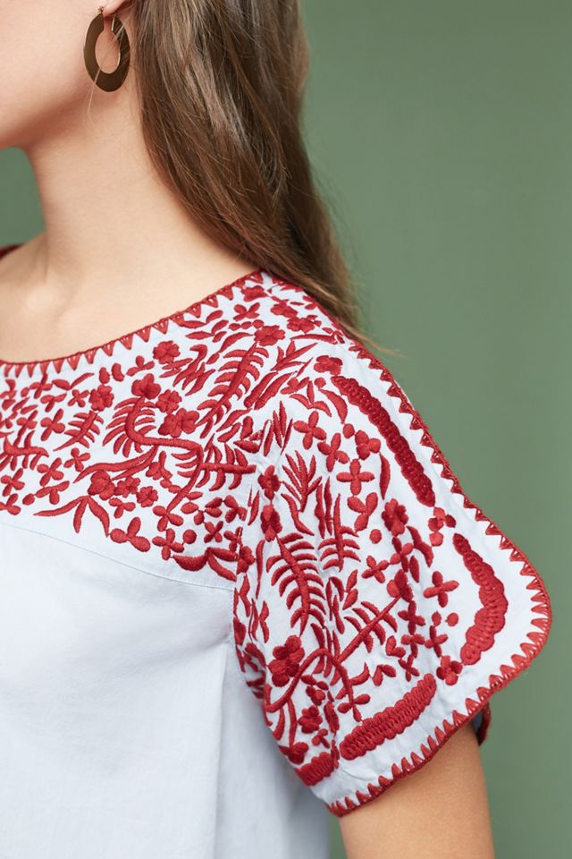 Tillie Embroidered Blouse #1