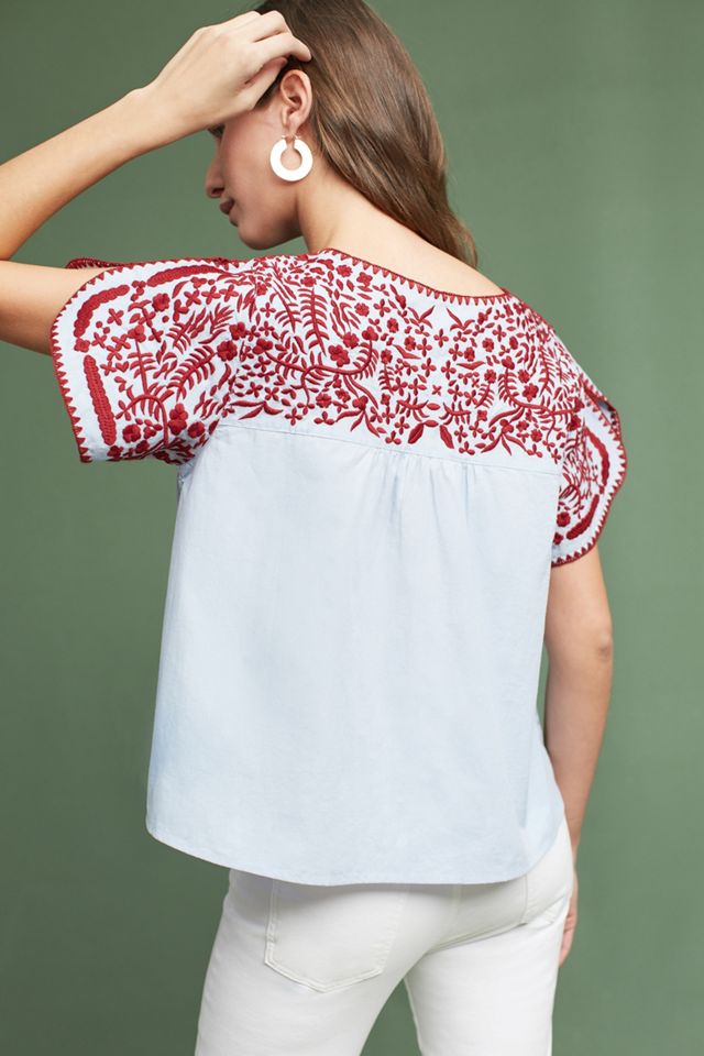 Tillie Embroidered Blouse #2