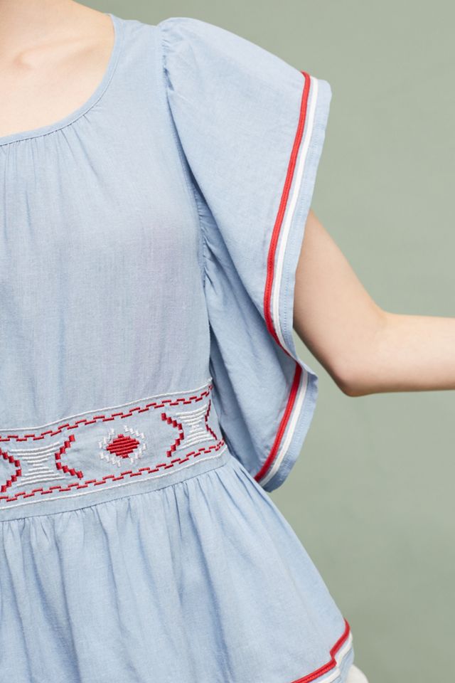 Harley Embroidered Blouse #1