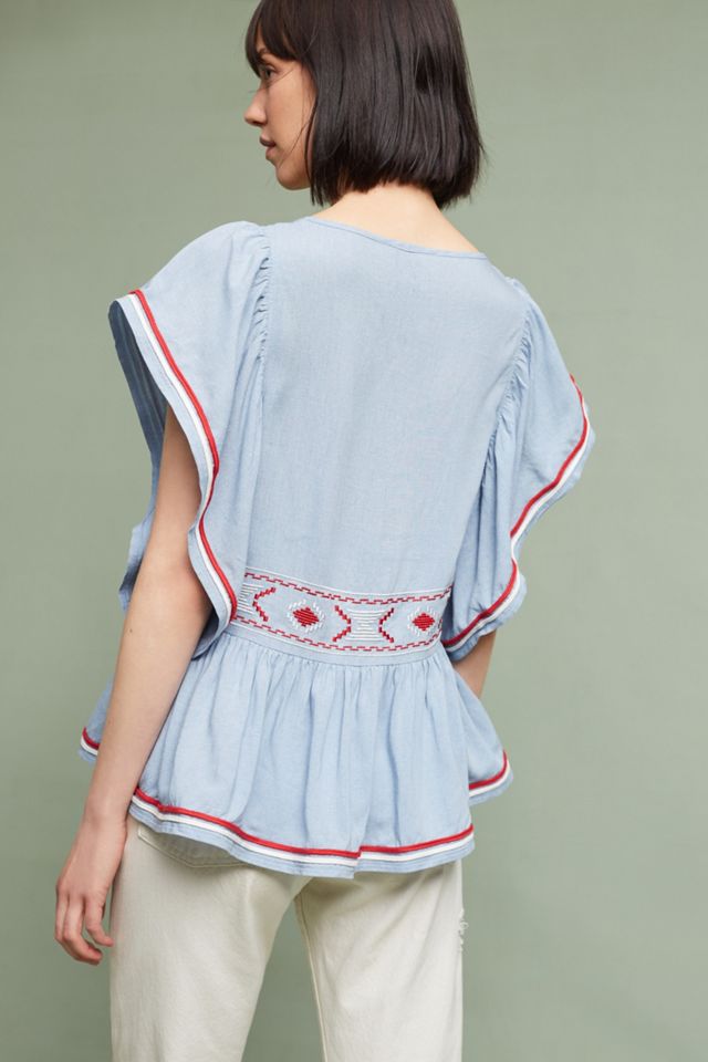 Harley Embroidered Blouse #3