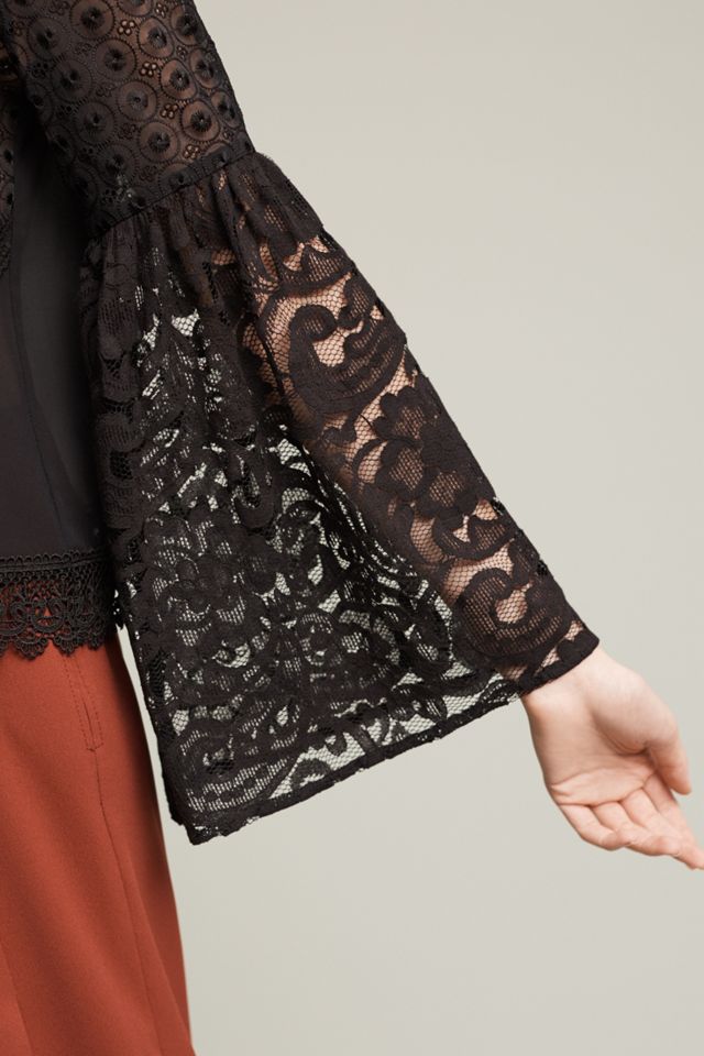 Bell-Sleeve Lace Top #2
