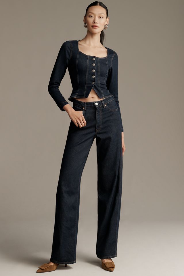 DL1961 Bailey Long-Sleeve Denim Top #2