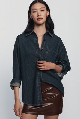 DL1961 Aura™ Addison Denim Buttondown Shirt by Anthropologie