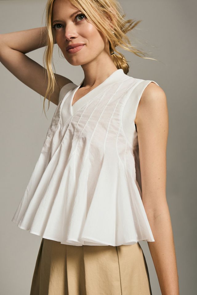 Ashish N Soni Poplin Babydoll Top #2
