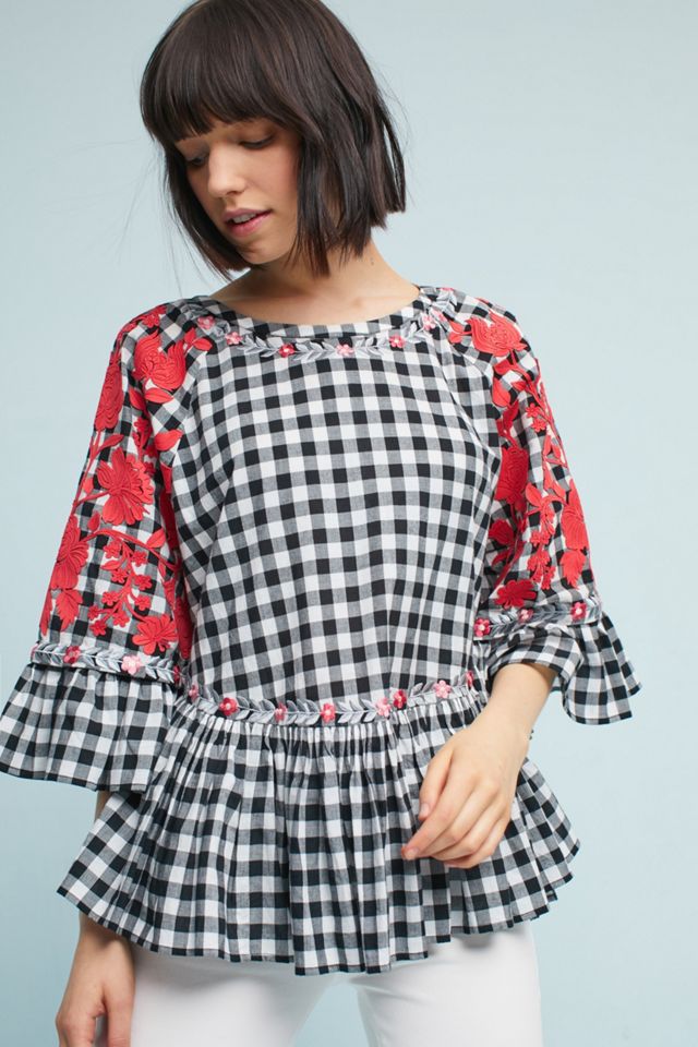 Gingham Swing Tunic #1