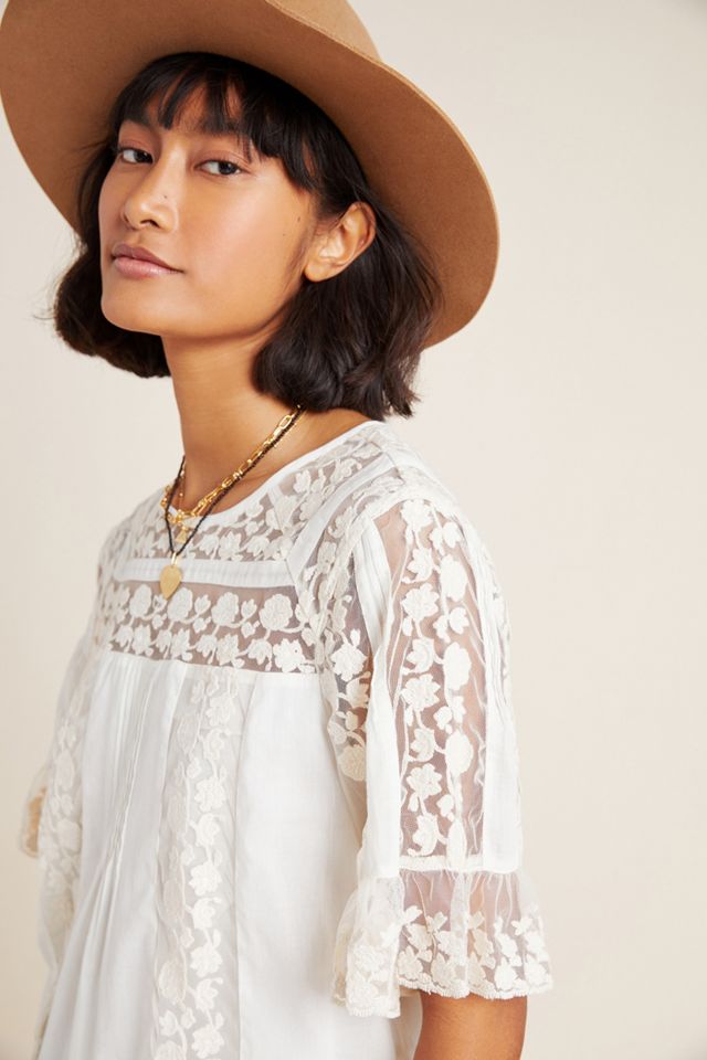 Maeve Lisabetta Lace Blouse #2