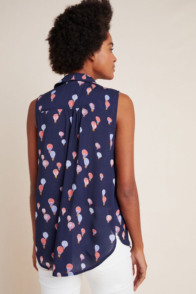 Maeve Whimsical Pintucked Blouse #1