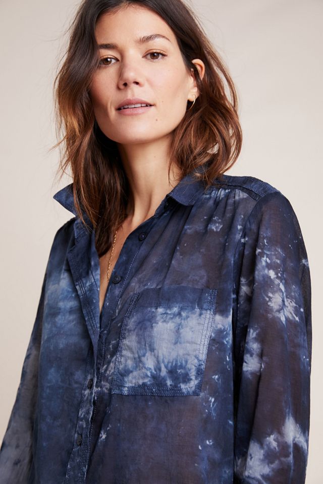 The Cate Classic Tie-Dye Buttondown #2