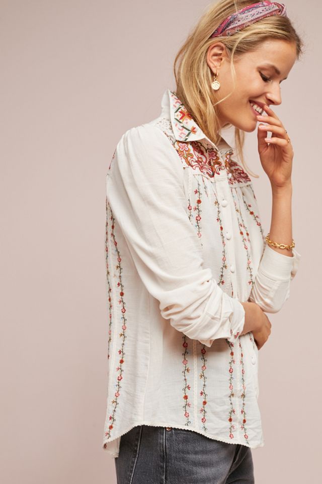 Buillon Embroidered Buttondown #2