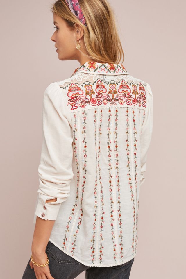 Buillon Embroidered Buttondown #3