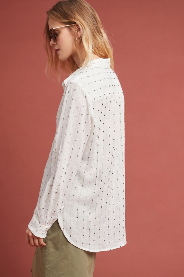 Sparkle Striped Buttondown #1